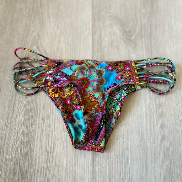 Other - Floral Bohemian Booty Bikini Bottom